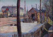 Railway junction near Bois-Colombes Paul Signac